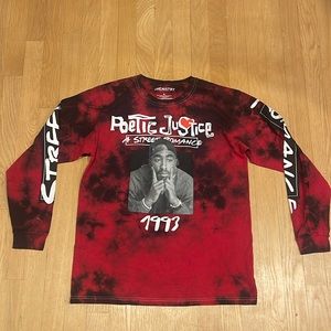 Chemistry Tupac long sleeve tie dye tee